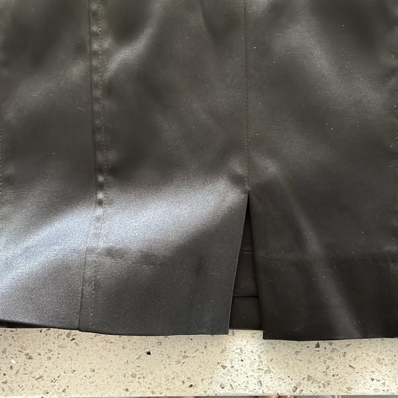 White House Black Market formal strapless dress. Size 10. Black and pink. - Picture 4 of 7